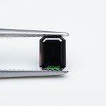 Load image into Gallery viewer, Emerald black moissanite