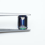 Load image into Gallery viewer, Emerald blue moissanite