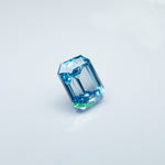 Load image into Gallery viewer, Emerald lab grown blue diamond