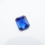 Load image into Gallery viewer, Emerald lab grown blue sapphire