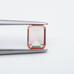 Load image into Gallery viewer, Emerald lab grown champagne sapphire