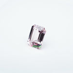 Load image into Gallery viewer, Emerald lab grown light pink sapphire