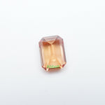 Load image into Gallery viewer, Emerald lab grown orange sapphire
