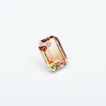 Load image into Gallery viewer, Emerald lab grown orange sapphire