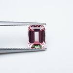 Load image into Gallery viewer, Emerald lab grown padparadscha sapphire