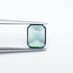 Load image into Gallery viewer, Emerald lab grown teal sapphire