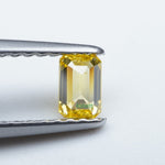 Load image into Gallery viewer, Emerald lab grown yellow diamond