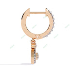 Load image into Gallery viewer, Marquise Designer Hoops Earring HODE1407