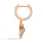 Load image into Gallery viewer, Round Designer Hoops Earring HODE1408