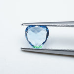 Load image into Gallery viewer, Heart lab grown aqua spinel