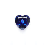 Load image into Gallery viewer, Heart lab grown blue sapphire