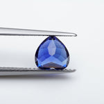 Load image into Gallery viewer, Heart lab grown blue sapphire