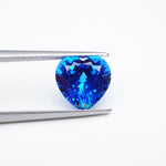 Load image into Gallery viewer, Heart lab grown cobalt spinel