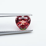 Load image into Gallery viewer, Heart lab grown padparadscha sapphire