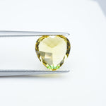 Load image into Gallery viewer, Straight baguette lab grown yellow sapphire