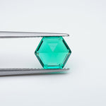 Load image into Gallery viewer, Hexagon lab grown emerald