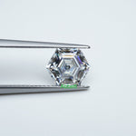 Load image into Gallery viewer, Hexagon D FL moissanite
