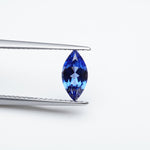Load image into Gallery viewer, Marquise lab grown blue sapphire