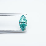 Load image into Gallery viewer, Marquise teal moissanite