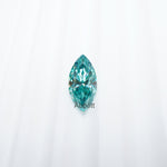 Load image into Gallery viewer, Marquise teal moissanite