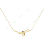 Load image into Gallery viewer, Round Bow Necklace NEBO1286