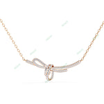 Load image into Gallery viewer, Round Bow Necklace NEBO1286