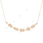 Load image into Gallery viewer, Multi Curved Bar Necklace NECU1296