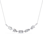 Load image into Gallery viewer, Multi Curved Bar Necklace NECU1296