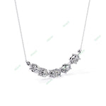 Load image into Gallery viewer, Multi Curved Bar Necklace NECU1296