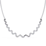 Load image into Gallery viewer, Round Curved Bar Necklace NECU1299