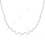 Load image into Gallery viewer, Round Curved Bar Necklace NECU1299