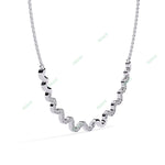 Load image into Gallery viewer, Round Curved Bar Necklace NECU1299