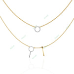 Load image into Gallery viewer, Round Layered Necklace NELA1287