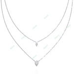 Load image into Gallery viewer, Pear Layered Necklace NELA1291