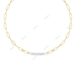 Load image into Gallery viewer, Round Lock Necklace NELO1285