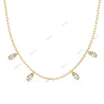 Load image into Gallery viewer, Oval Station Necklace NEST1281