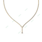 Load image into Gallery viewer, Pear Tennis Necklace NETE1305