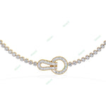 Load image into Gallery viewer, Round Tennis Necklace NETE1306