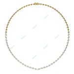 Load image into Gallery viewer, Pear Tennis Necklace NETE1310