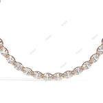 Load image into Gallery viewer, Oval Tennis Necklace NETE1312