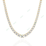 Load image into Gallery viewer, Round Tennis Necklace NETE1315