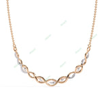 Load image into Gallery viewer, Round Twisted Bar Necklace NETW1297