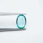 Load image into Gallery viewer, Oval lab grown Paraiba YAG