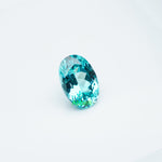 Load image into Gallery viewer, Oval lab grown Paraiba YAG