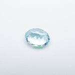 Load image into Gallery viewer, Oval lab grown aqua sapphire