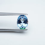 Load image into Gallery viewer, Oval lab grown aqua spinel