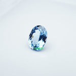 Load image into Gallery viewer, Oval lab grown aqua spinel