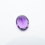 Load image into Gallery viewer, Oval lab grown purple sapphire