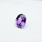 Load image into Gallery viewer, Oval lab grown purple sapphire