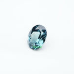 Load image into Gallery viewer, Oval lab grown teal sapphire